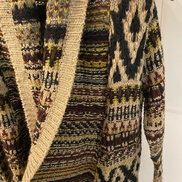 LINE - long multicoloured cardigan - Picture 4 of 12